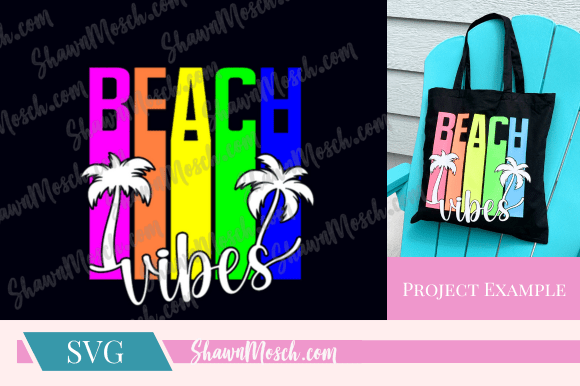 Beach Vibes SVG - Summer Beach SVG