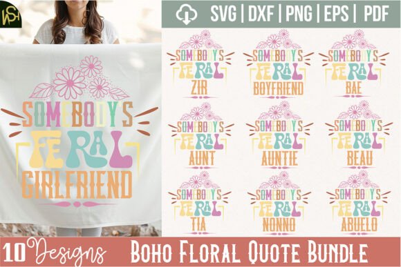 Boho Floral Quote Bundle Review