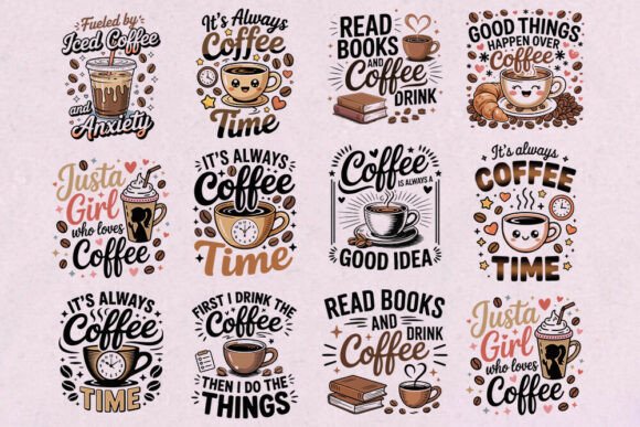 Coffee Lover Quote Sublimation Bundle