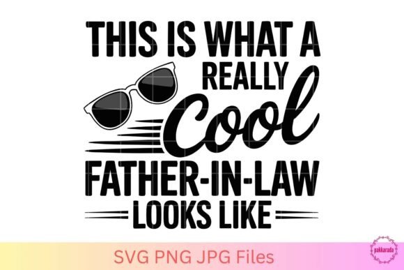 Cool Father-in-Law SVG Design