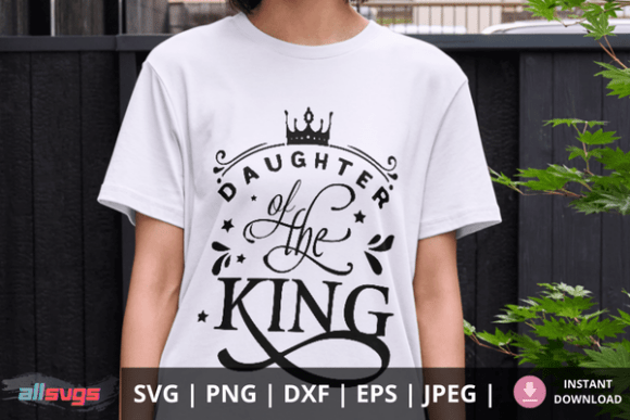 Daughter of the King Christian SVG