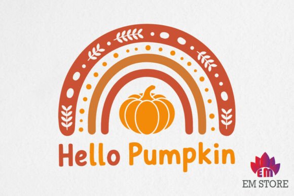 Hello Pumpkin SVG Fall Autumn