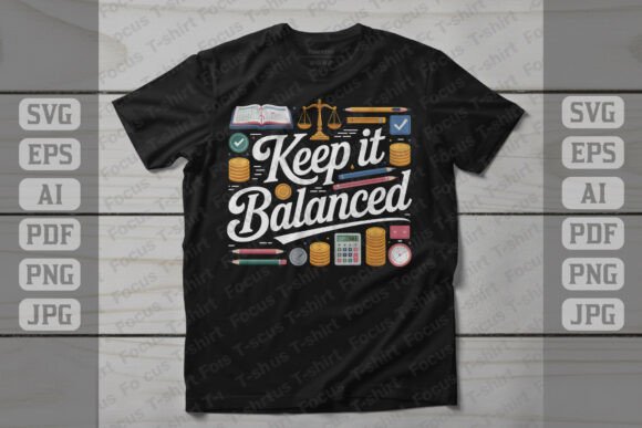 Keep It Balanced Accountant SVG