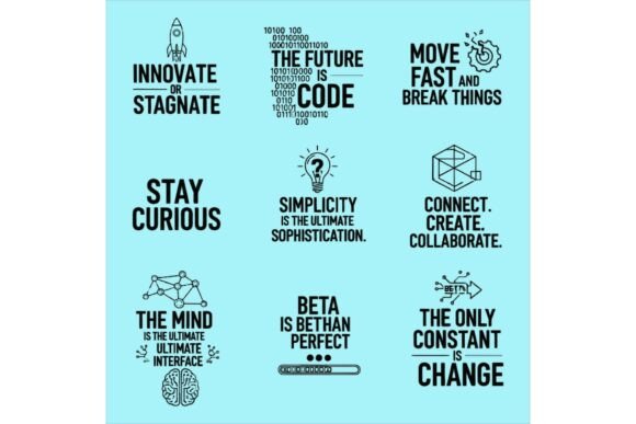 Motivational Business Quote Craft Bundle