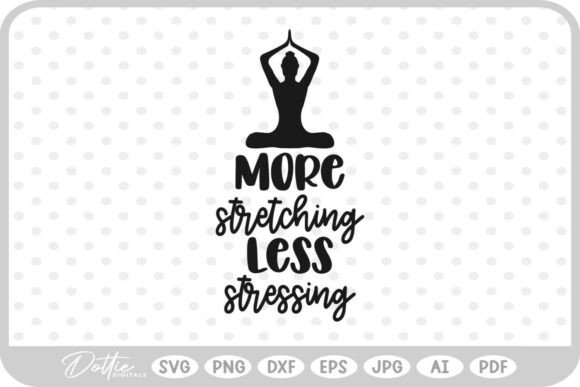 Yoga Quote Embroidery Design